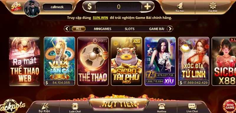 Nạp tiền Sunwin