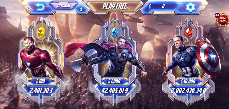 Nổ hũ Avengers Sunwin