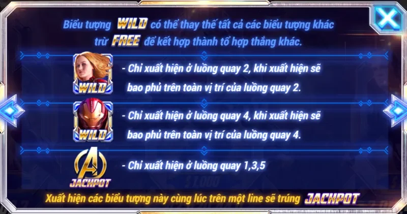 Nổ hũ Avengers Sunwin